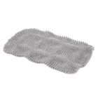 Tapete de Box Antiderrapante Felpudo Plástico Cinza 34x57cm Astra