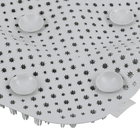 Tapete de Box Antiderrapante Felpudo Plástico Cinza 34x57cm Astra