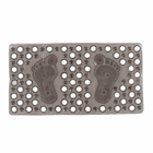 Tapete de Box Fumê Antiderrapante Plástico 66x36cm Aqua-Spa KomLog