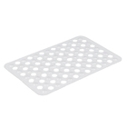 Tapete de Box Incolor Antiderrapante Plástico 31x48cm Aqua-Spa KomLog