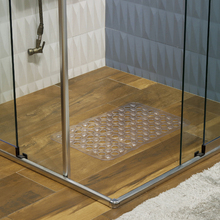 Tapete de Box Incolor Antiderrapante Plástico 31x48cm Aqua-Spa KomLog