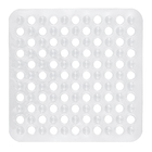 Tapete de Box Incolor Antiderrapante Plástico 43x42cm Aqua-Spa KomLog