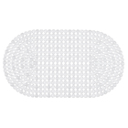 Tapete de Box Incolor Antiderrapante Plástico 67x37cm Aqua-Spa KomLog