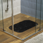 Tapete de Box Antiderrapante Plástico Preto 34x57cm Astra