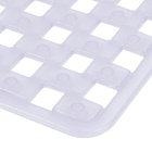 Tapete de Box Antiderrapante Flexível Plástico Transparente 38x60cm Stamplas