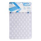 Tapete de Box Antiderrapante Flexível Plástico Transparente 38x60cm Stamplas