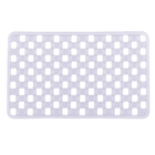 Tapete de Box Antiderrapante Flexível Plástico Transparente 38x60cm Stamplas