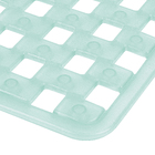 Tapete de Box Antiderrapante Flexível Plástico Verde 38x60cm Stamplas