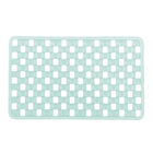 Tapete de Box Antiderrapante Flexível Plástico Verde 38x60cm Stamplas