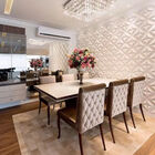 Tapete De Couro Patchwork 150x200 Caramelo Tapecouro