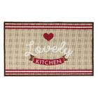 Tapete De Cozinha Cleankasa Love 0,50x0,80m Kapazi