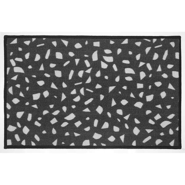 Tapete De Cozinha Cleankasa Terrazzo Black 0,40x0,60m - Kapazi