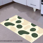 Tapete De Cozinha Personalizado Conjunto Arte Abstrata Grey