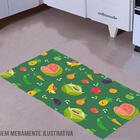 Tapete De Cozinha Personalizado Conjunto Fruits