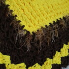 Tapete De Crochê Amarelo Artesanal