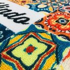 Tapete De Entrada 100% Poliéster Base Látex Antiderrapante 75