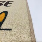 Tapete De Entrada 100% Poliéster Base Látex Antiderrapante 75