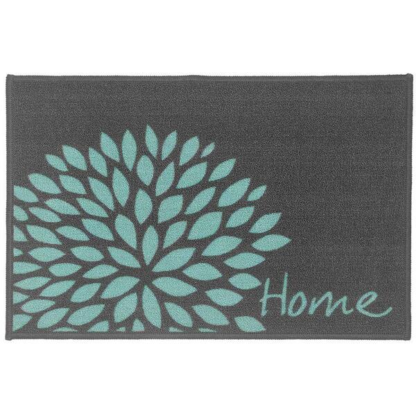 Tapete De Entrada Cleankasa Bem Vindo Home Cinza 0,40x0,60m -