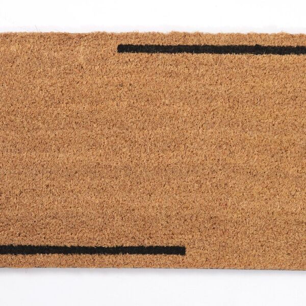 Tapete De Entrada Em Fibra De Coco 60cm X 33cm Linea Kapazi