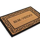 Tapete De Entrada Fibra De Coco 50cm X 75cm Cerca Viva Kapazi