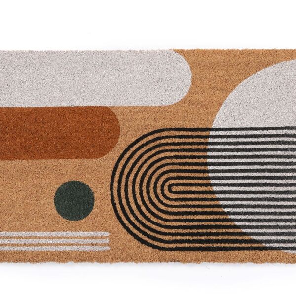 Tapete De Entrada Fibra De Coco 50cm X 75cm Urban Kapazi