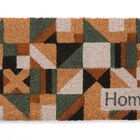 Tapete De Entrada Fibra De Coco 60cm X 33cm Mosaico Kapazi