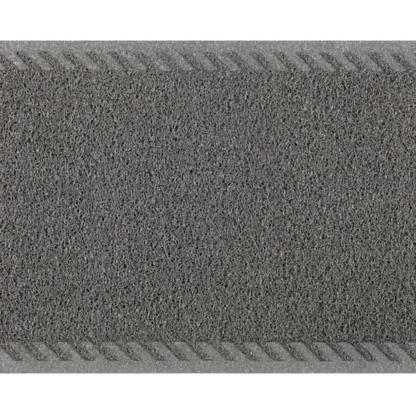 Tapete De Entrada Vinil Elite 40cm X 60cm Cinza Kapazi