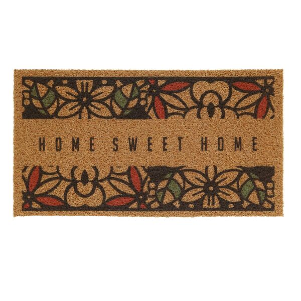 Tapete De Entrada Vinil Terral 40cm X 60cm Flores Kapazi