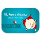 Tapete De Natal Para Porta A Culpa É Do Noel Único