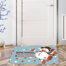 Tapete De Natal Para Porta Bem Vindo & Feliz Natal Único