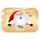 Tapete De Natal Para Porta Christmas Gold Único