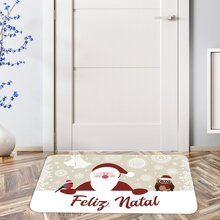 Tapete De Natal Para Porta Feliz Natal Único