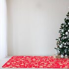 Tapete De Natal Para Sala Elementos Natalinos Único