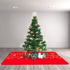 Tapete De Natal Para Sala Elementos Natalinos Único