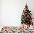 Tapete De Natal Para Sala Elementos Natalinos Único