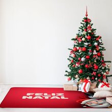 Tapete De Natal Para Sala Feliz Natal Único