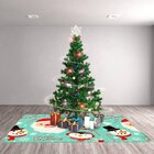 Tapete De Natal Para Sala Merry Christmas Único