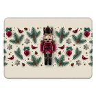 Tapete De Natal Para Sala Quebra Nozes Moderno Único