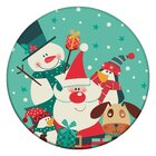 Tapete De Natal Redondo Christmas Family