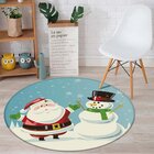 Tapete De Natal Redondo Happy Christmas