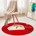 Tapete De Natal Redondo Ho Ho Ho