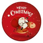 Tapete De Natal Redondo Merry Christmas