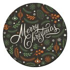 Tapete De Natal Redondo Merry Christmas