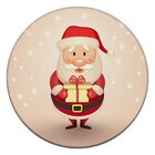 Tapete De Natal Redondo Papai Noel Fofinho