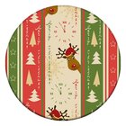 Tapete De Natal Redondo Renas