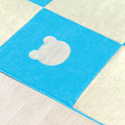 Tapete De Pelúcia Infantil Menino 1,20m X 74cm Antiderrapante