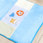 Tapete De Pelúcia Quarto Infantil / Bebê Azul Turquesa 1,20m