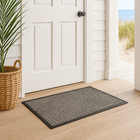 Tapete De Porta Capacho Fenice Texturas 70x40cm Escamas Bege