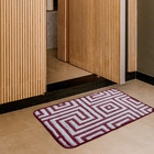 Tapete De Porta Egípcio Antiderrapante - 40x60cm - Marrom