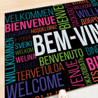 Tapete De Porta Entrada Capacho Antiderrapante Frases